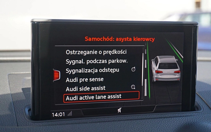 Audi S3 cena 139900 przebieg: 71500, rok produkcji 2018 z Daleszyce małe 277